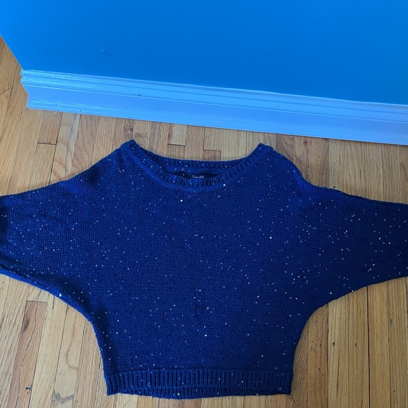 Splendid sequined sweater navy - Picture 5 of 7